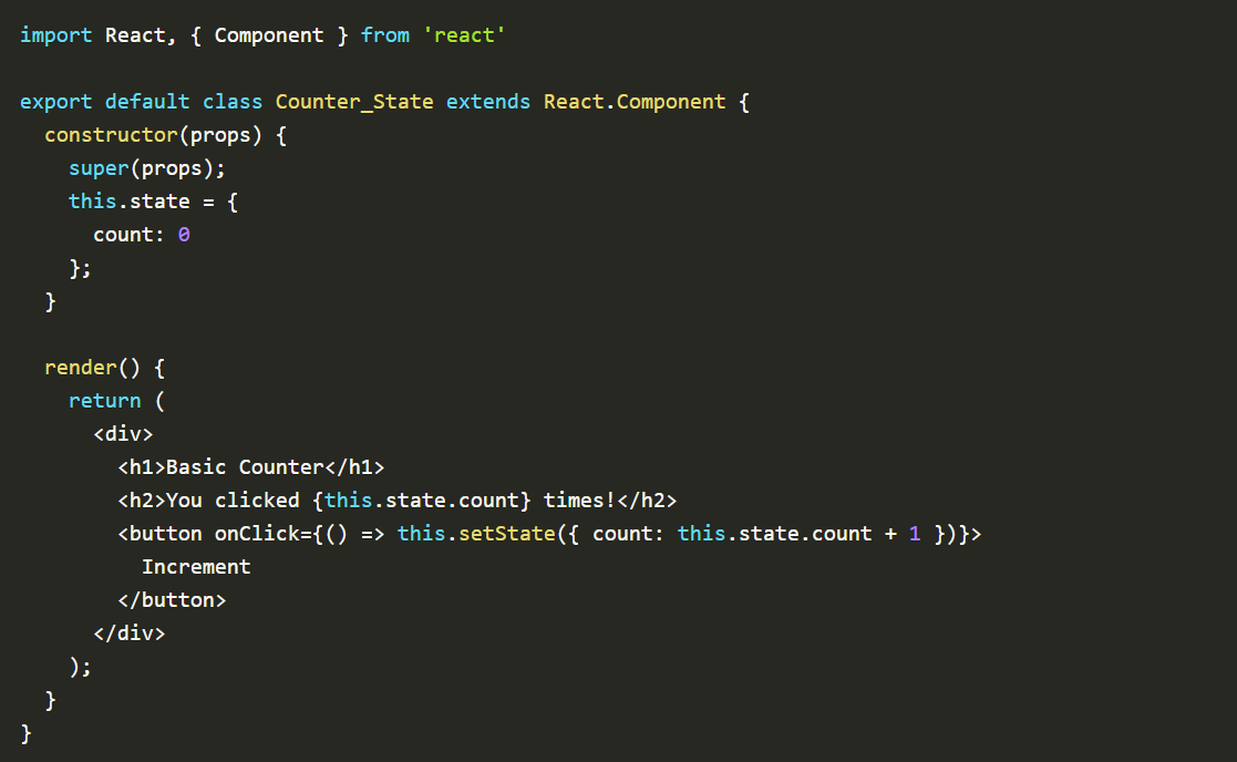 React class. React class