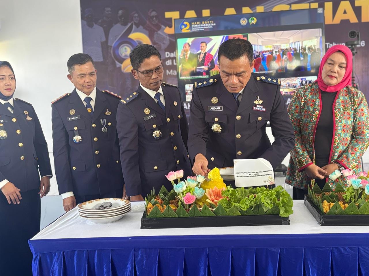 Bersatu dalam Satu Layar, Jajaran Ditjenpas Sulbar Rayakan 62 Tahun Pengabdian Pemasyarakatan