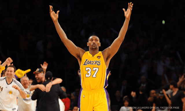 Lakers News Metta World Peace's Son Gets Revenge For Dad