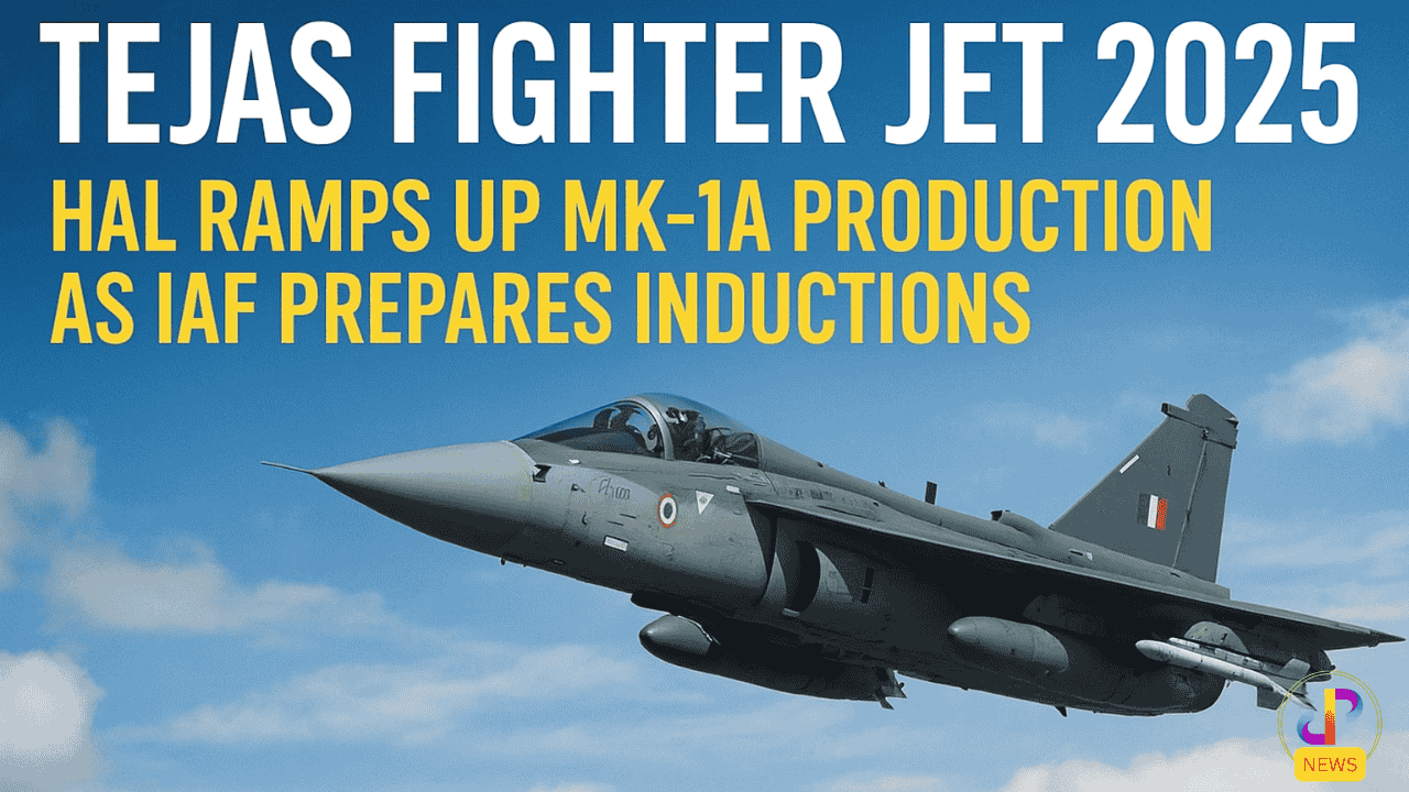 🚀 Tejas Fighter Jet 2025: IAF to Welcome Mk-1A Jets as HAL Expands Production
