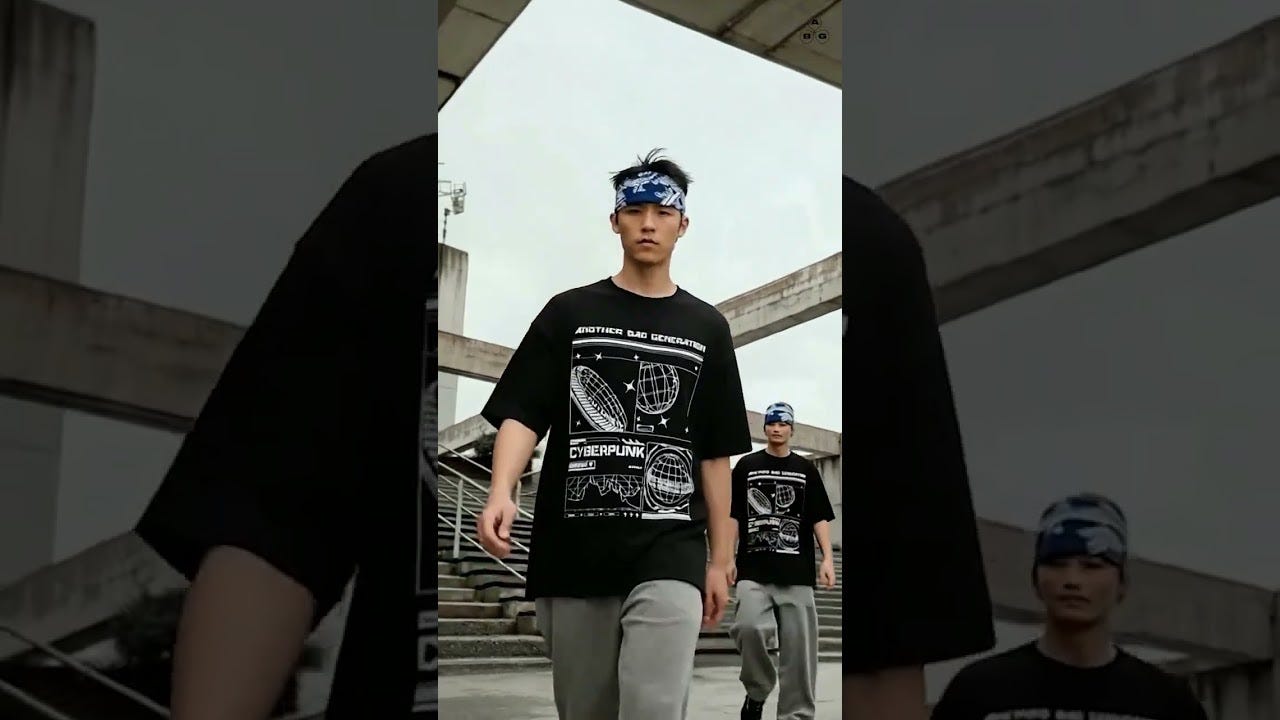 The ABG Cotton Spandex Black Printed Oversize T-Shirt — Unisex Comfort Meets Street Style
