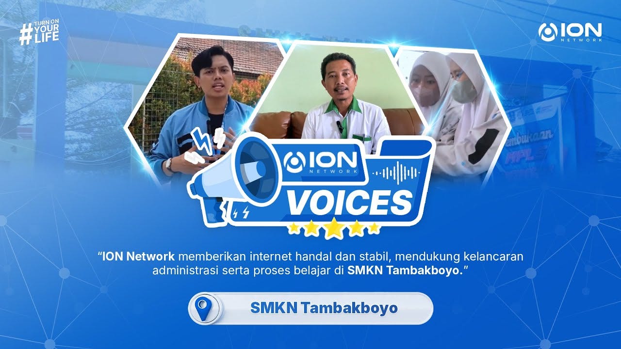 ION Voices at SMK Negeri Tambakboyo: Praising the Fast and Stable Internet of ION Network