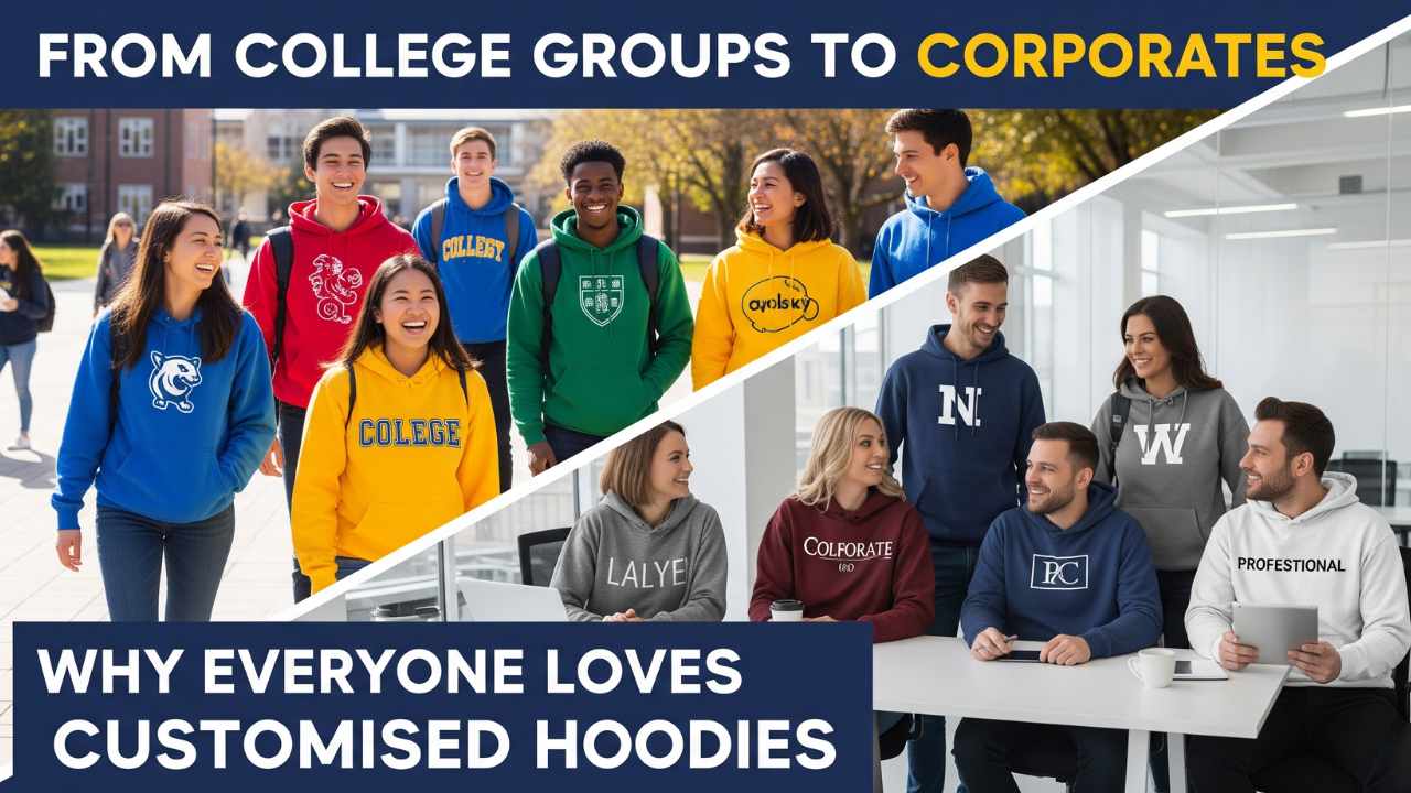 From College Groups to Corporates Why Everyone Loves Customised Hoodies