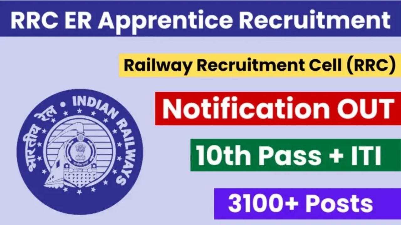 RRC ER Apprentice Recruitment 2024