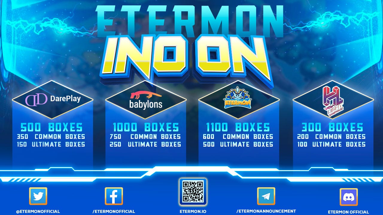 ETERMON SECOND BOX SALE ANNOUNCEMENT
