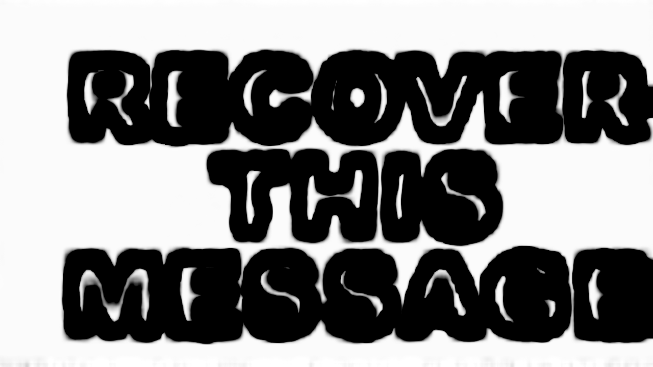 The decoded message by Claude