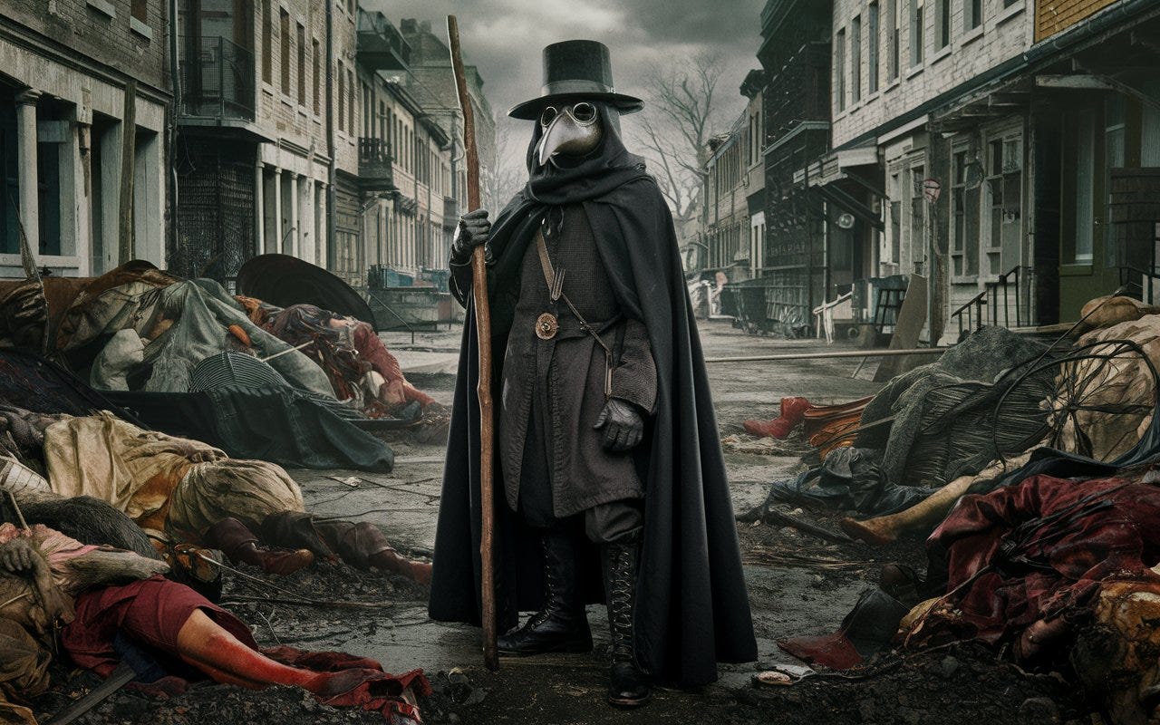 What is the story behind the crow-shaped mask?