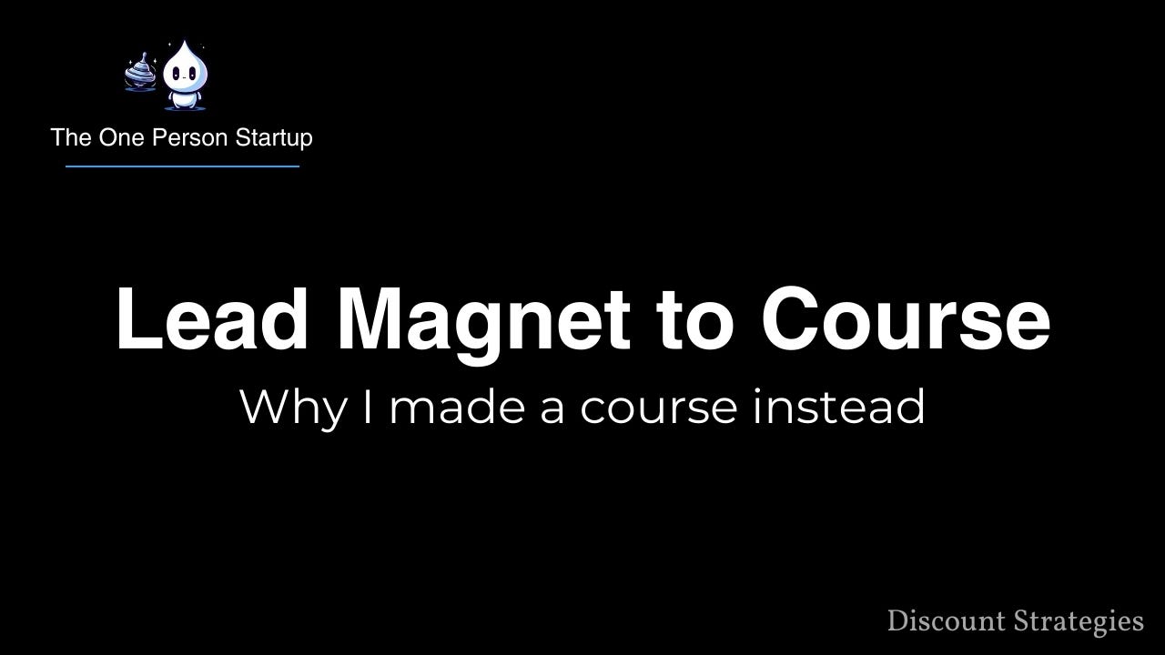 How My Lead Magnet Became a Course