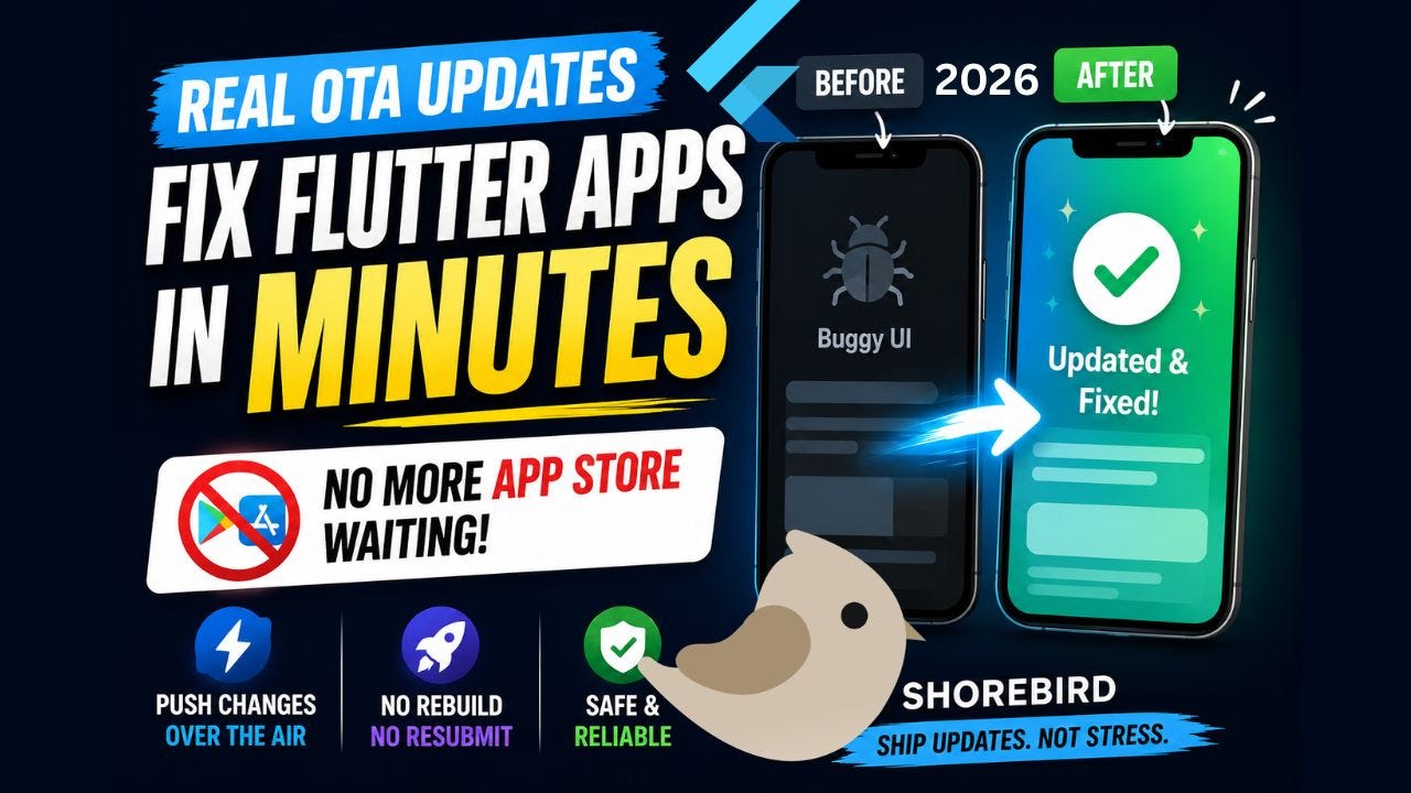Shorebird Flutter tutorial