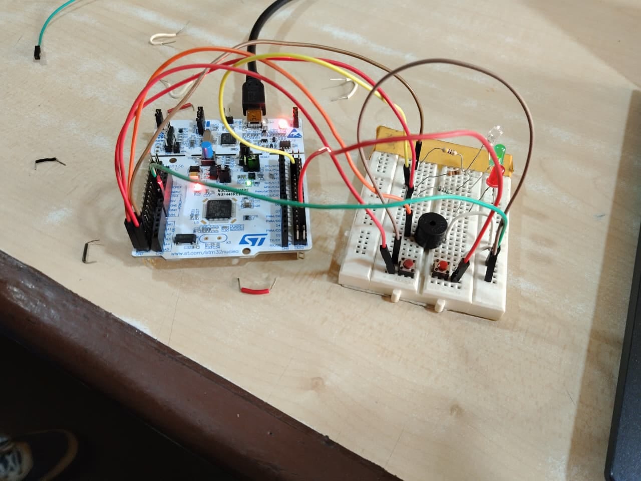Smart Door Lock System using STM32F446RE and FreeRTOS