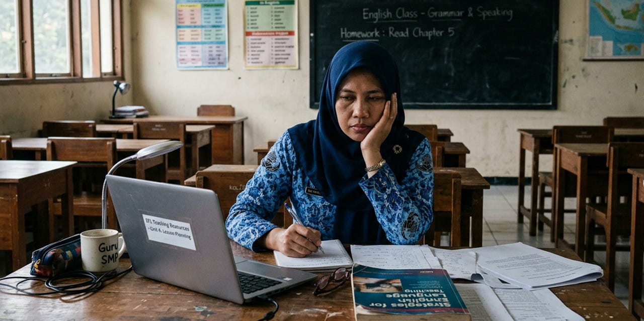 Banyak Guru Bahasa Inggris ‘Bertahan’ Mengajar Meski Bukan Bidangnya