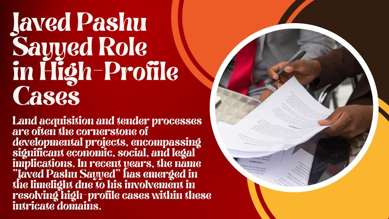 Javed Pashu Sayyed Role in High Profile Cases