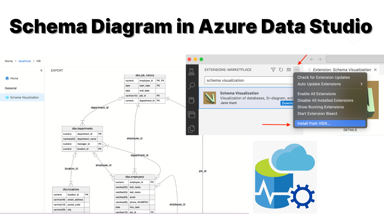 Visualize Schema Diagram in Azure Data Studio