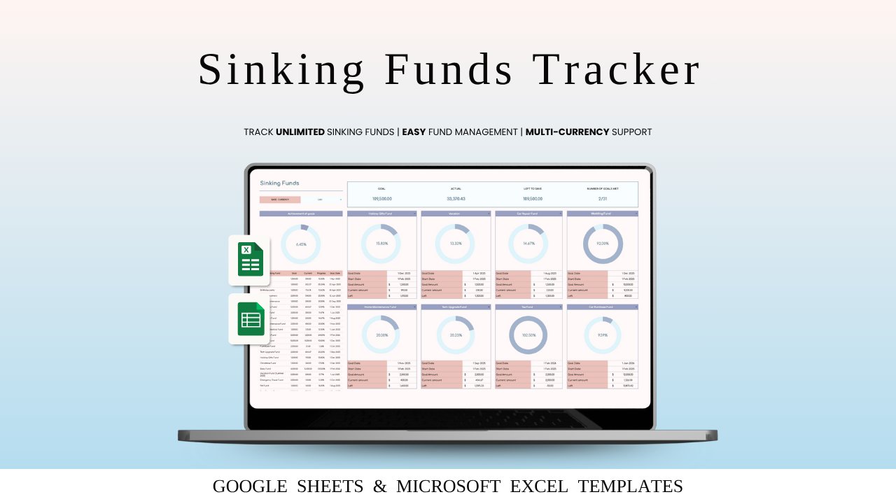 How to Use Sinking Funds Tracker | Step-by-Step Guide