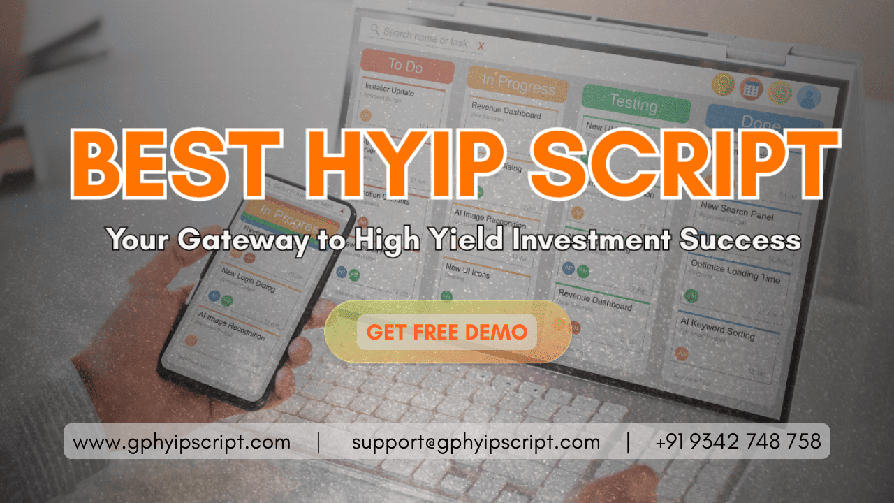 Why HYIP Script is a Game-Changer for Launching Profitable Investment Platforms in 2025!
