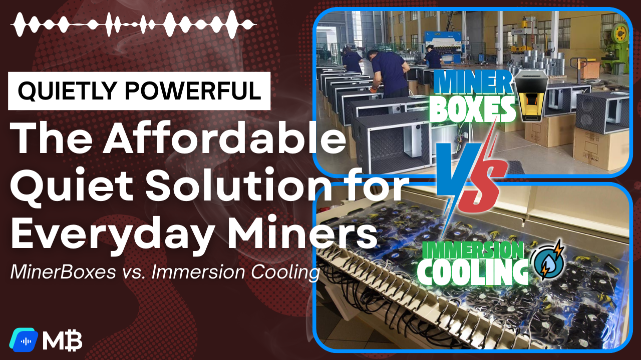 MinerBoxes vs. Immersion Cooling: The Affordable Quiet Solution for Everyday Miners