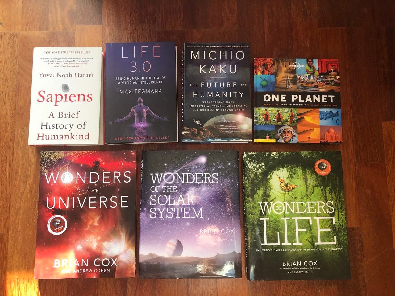These are not yet read, they are waiting for their moment¹