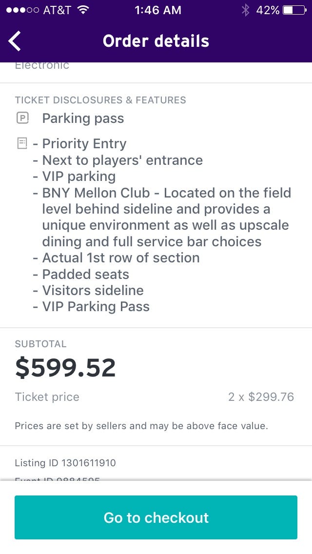 Tampa Bay Buccaneers Parking Passes Tickets - StubHub