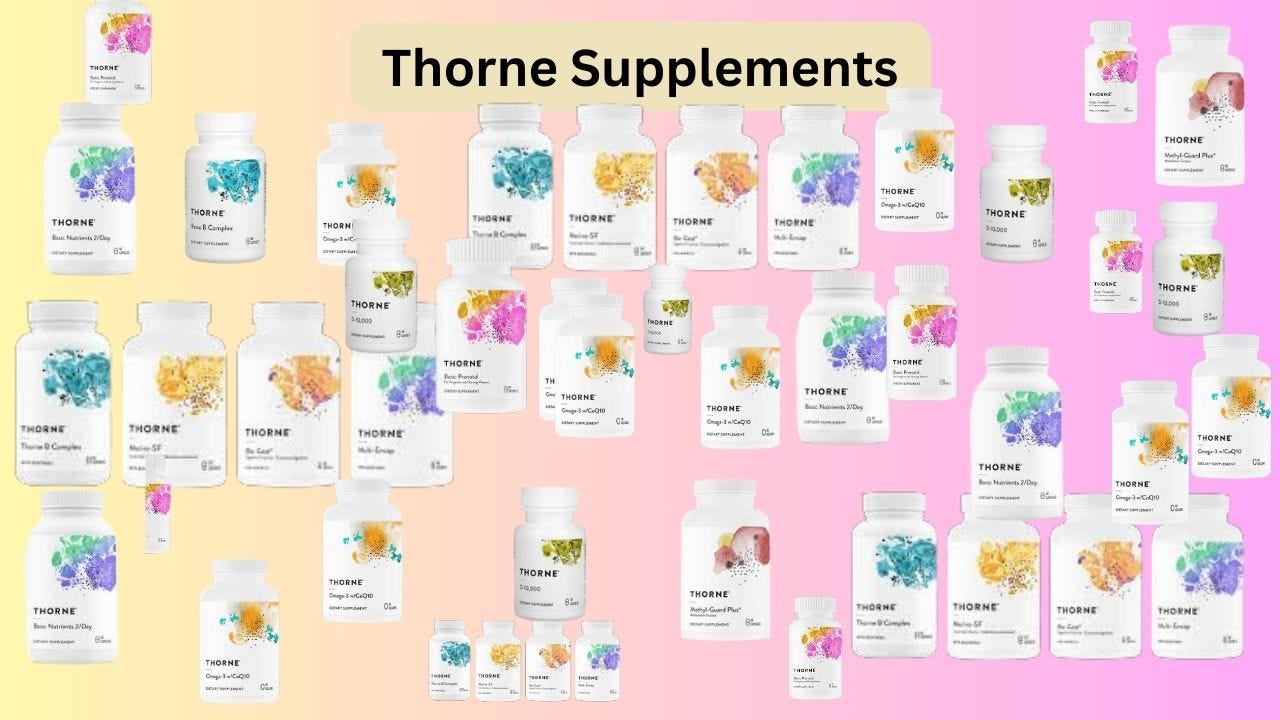 Thorne Supplements: What You Should Know