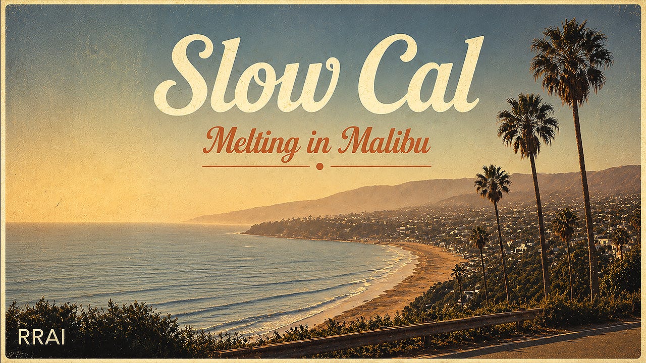 Slow Cal, Melting in Malibu Is a Map You Don’t Need to Read