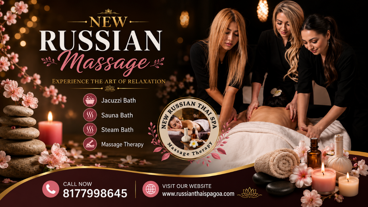 1. Russian Spa Goa
Experience relaxation at New Russian Thai Spa in Goa.