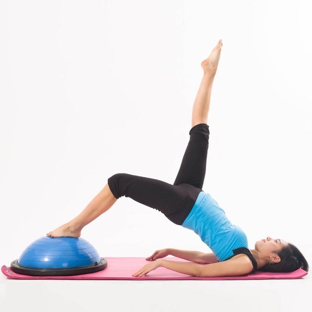 Pompe à ballon d'exercice, pompe manuelle pour gonfleur de ballon de yoga  avec bouchon de balle d'exercice de rechange pour gonfleur de ballon