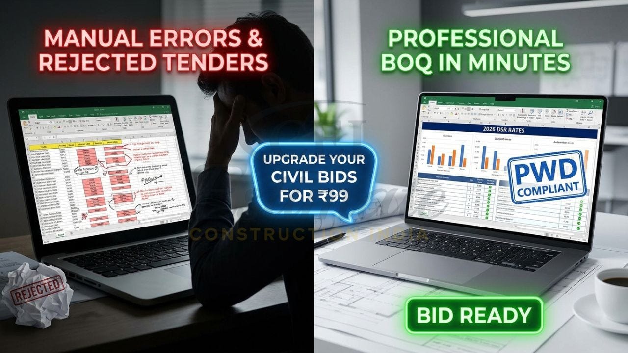 Civil Work BOQ Excel: Complete Guide for Contractors in India 2026