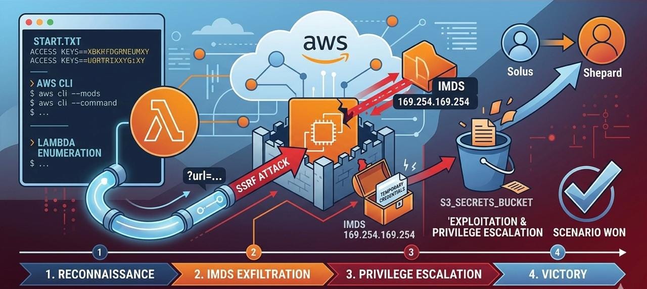 AWS CloudGoat EC2_SSRF Lab Walkthrough: Step-by-Step Manual Configuration and Exploitation