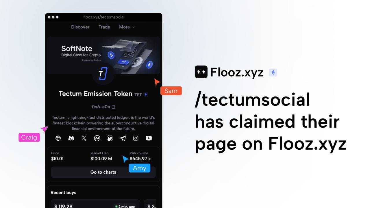Tectum Announces Partnership with Flooz.xyz