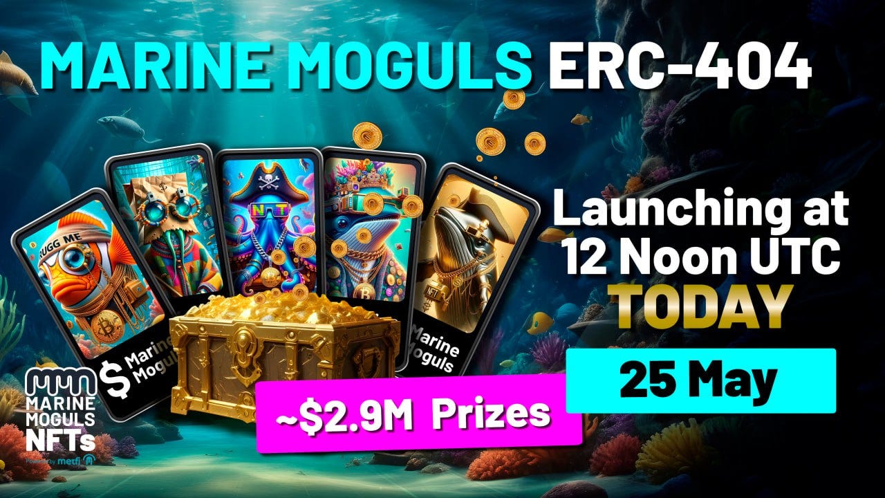 Marine Moguls Launches at 12 Noon UTC Today