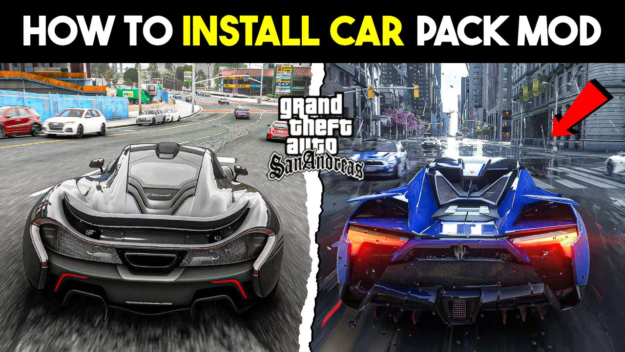 GTA San Andreas Cars Pack 2024