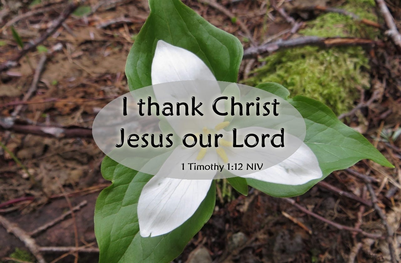 I Thank Christ Jesus My Lord