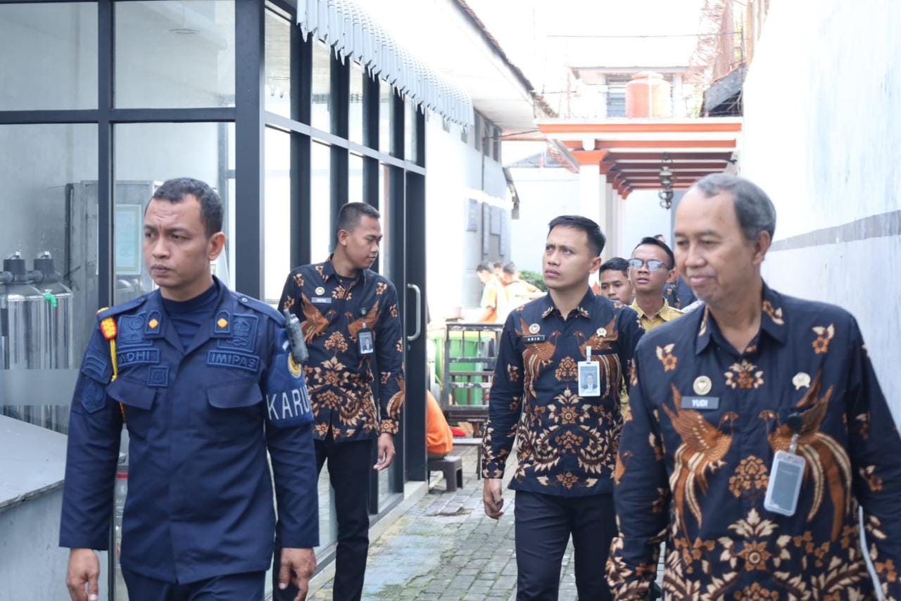 Perkuat Deteksi Dini, Lapas Mojokerto Intensifkan Kontrol Keliling di Area Strategis