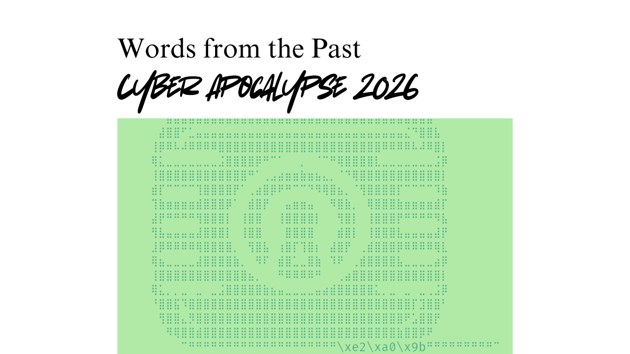 Words From The Past — Binary Exploitation — HTB Cyber Apocalypse 2026