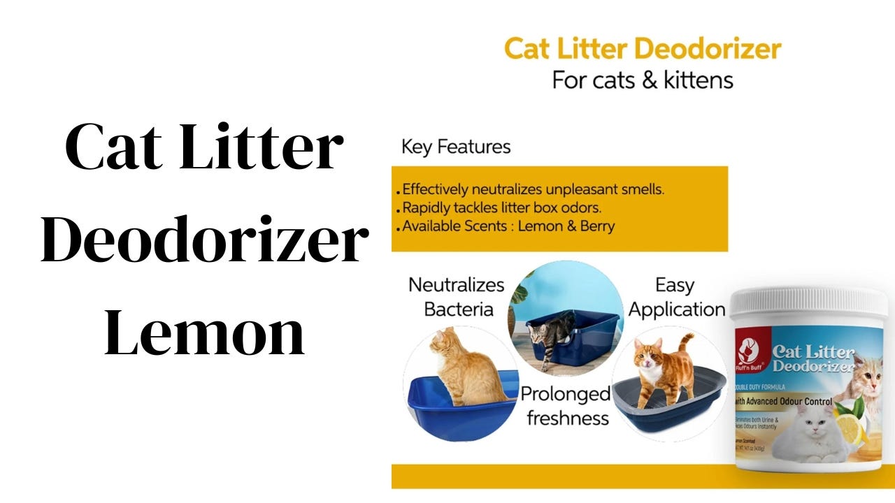 Freshen Up Your Home with Cat Litter Deodorizer Lemon from PetMart