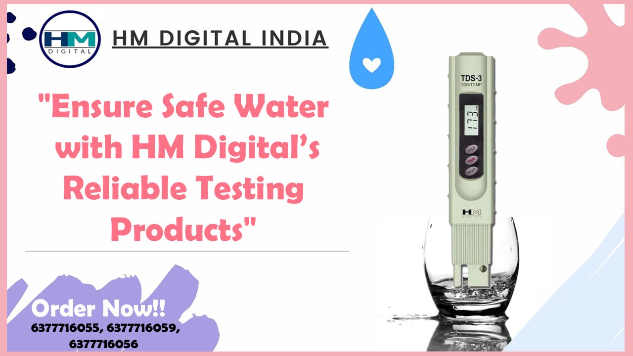 HM Digital TDS Meter Accurate Solution for water purity testing