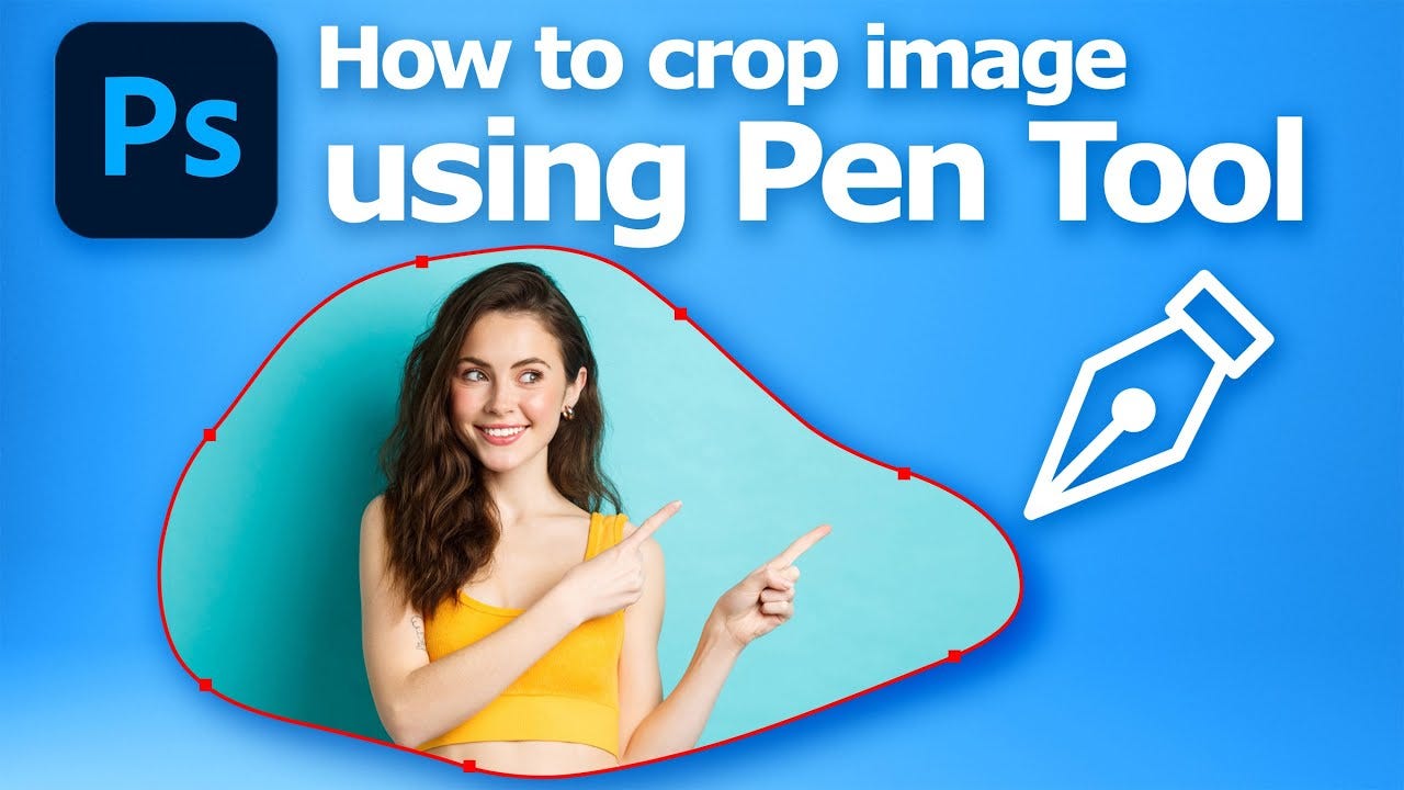 How to use pen tool to mask in Photoshop