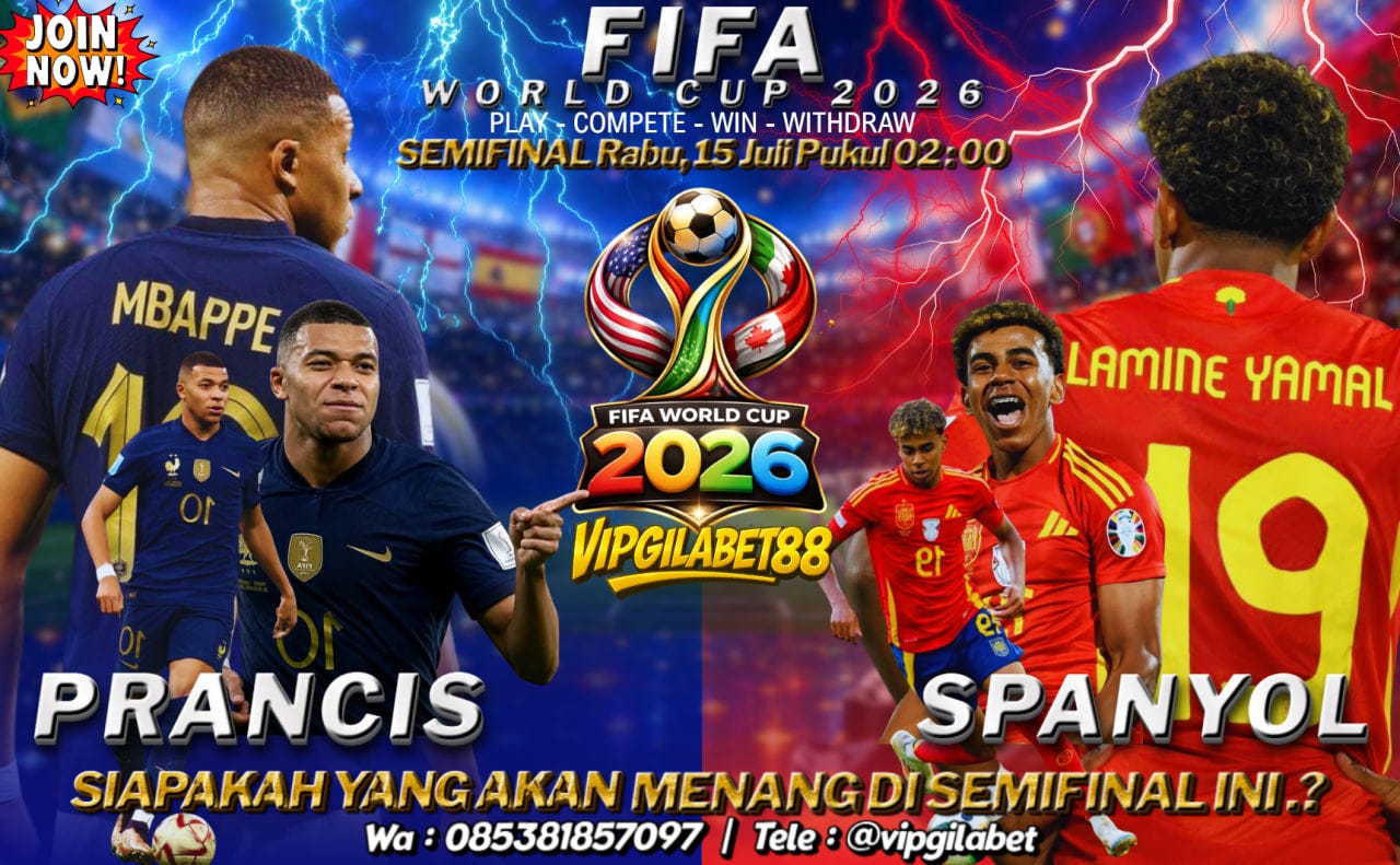 AGEN PIALA 2026 DUNIA VIPGILABET88 ⚽️
agen bola online betingan terlengkap
yukk join langsung…