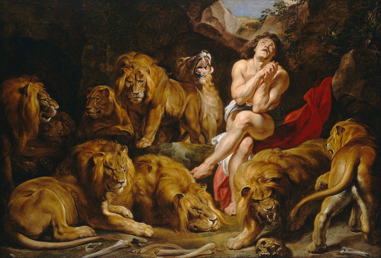 Sir Peter Paul Rubens — Daniel in the lions’ den