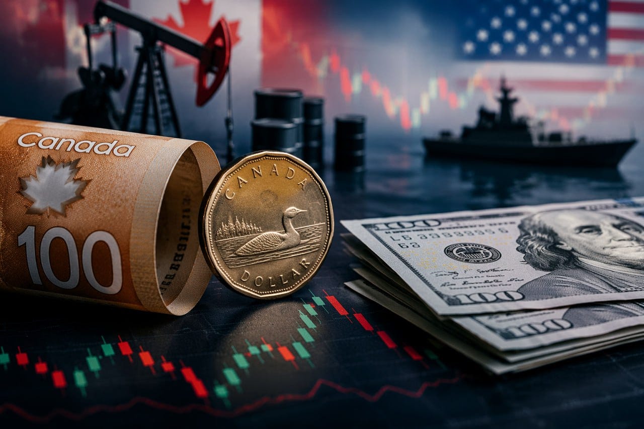 💹 Canadian Dollar Weakens Against USD