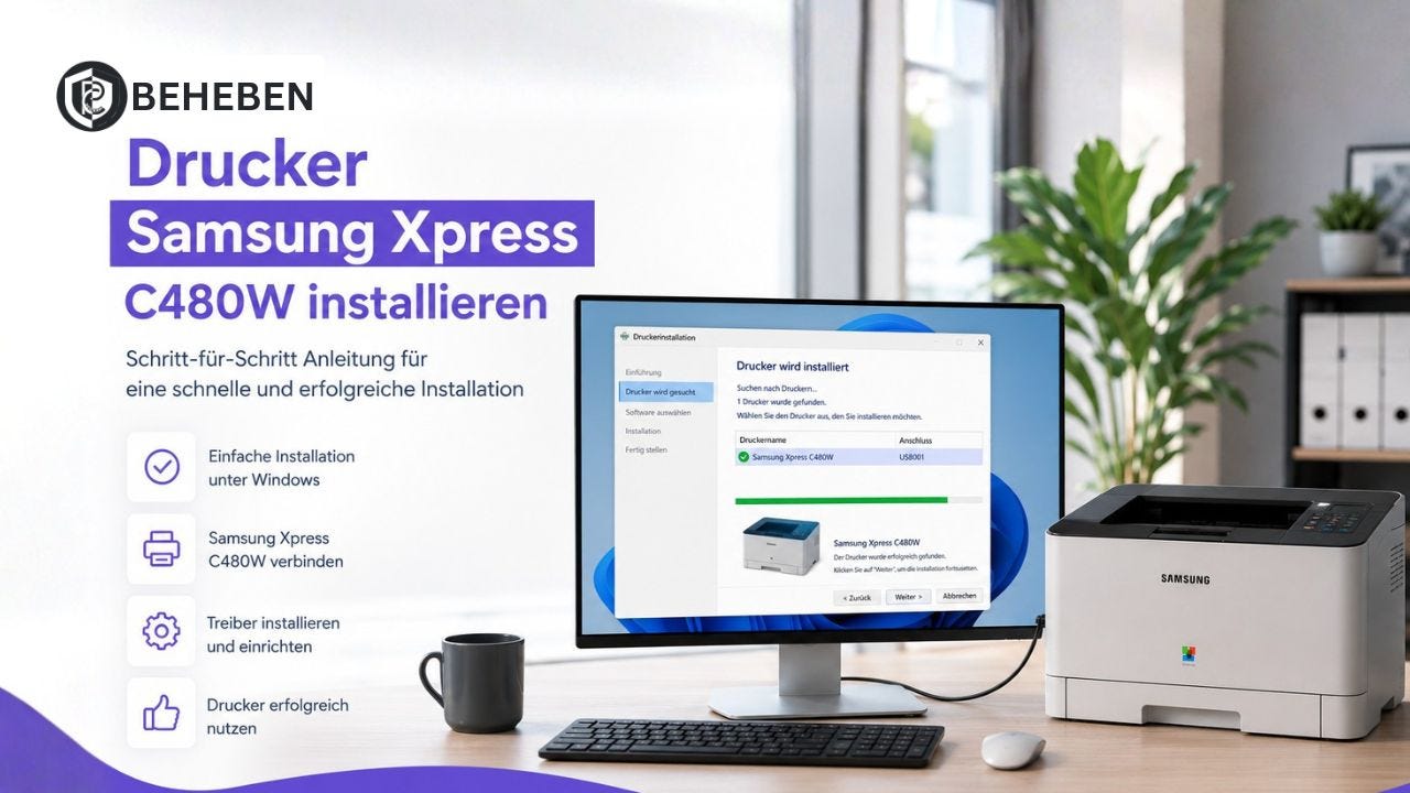 Drucker Samsung Xpress C480W installieren — Ultimative Anleitung