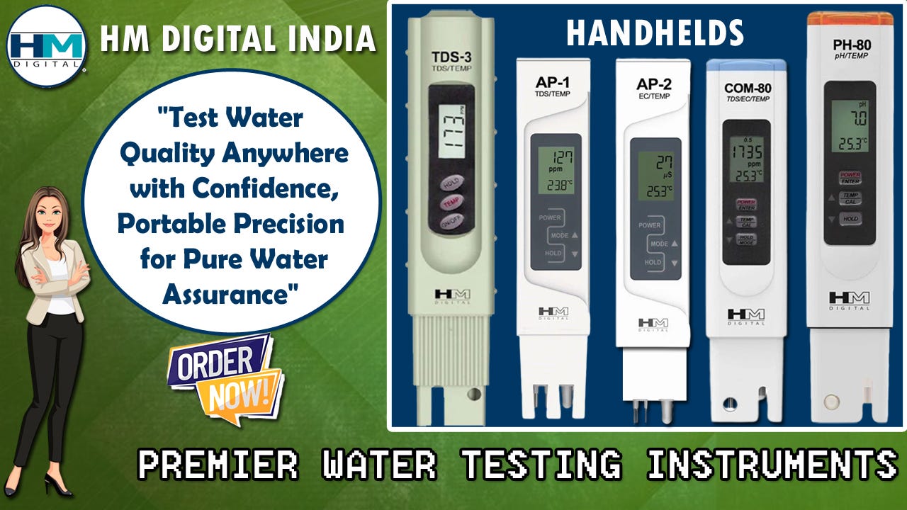 HM Digital Handhelds: Portable Solutions for Precise Water Testing