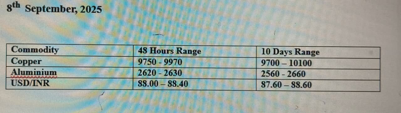 Not got the GST benefit,Still Copper and Alumnium still have time to cheer why?