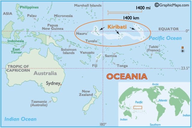 The Ever-Shifting—Not Necessarily Shrinking—Pacific Island Nations