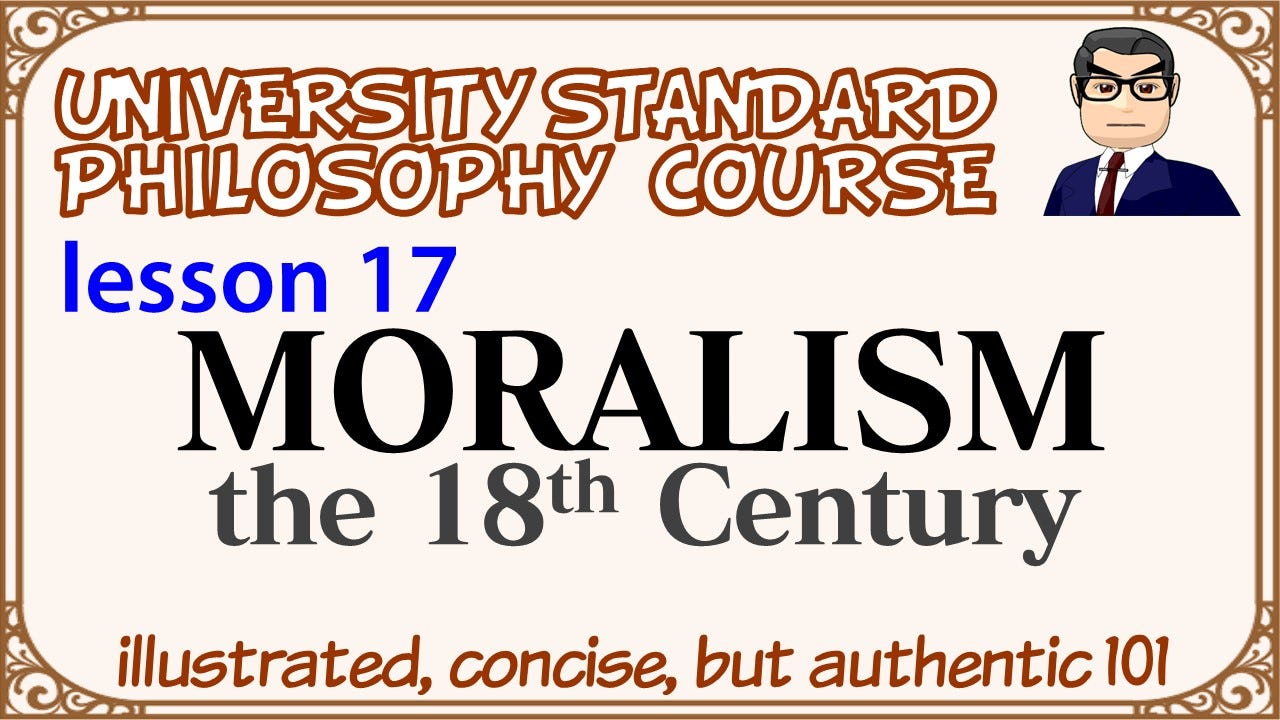 lesson 17. MORALISM: 18C