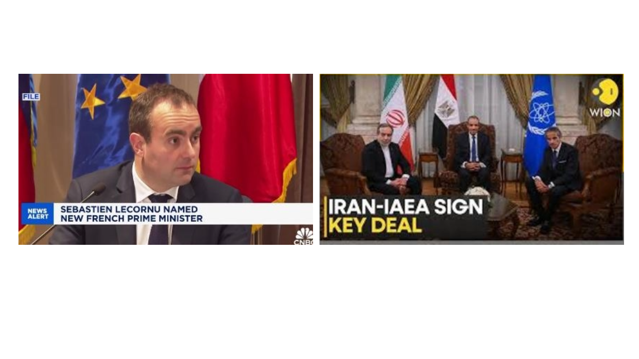 Challenges & Opportunities For -Sébastien Lecornu, New PM of France & Iran — IAEA Deal