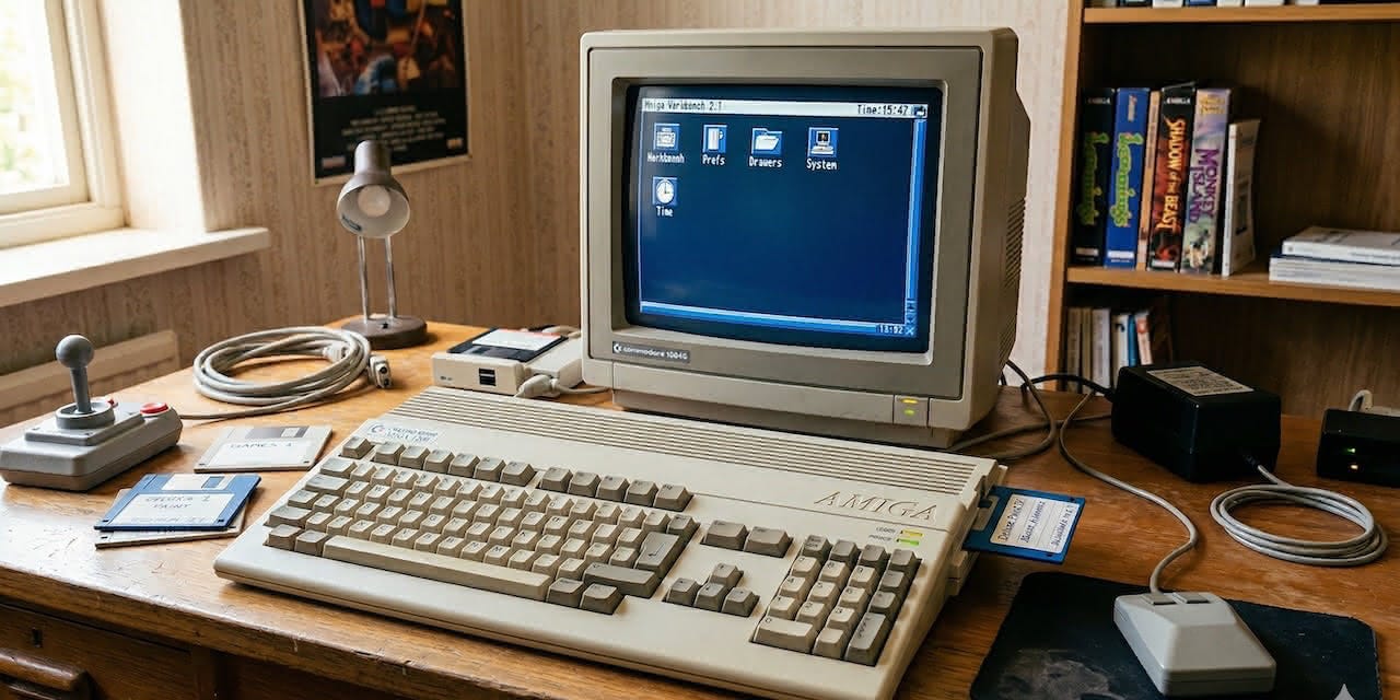 I Built a Shared Library for the Amiga in 68020 Assembly — and a Modern Documentation Site for It