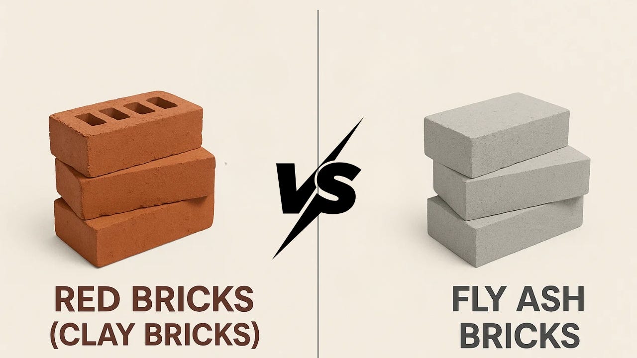 Fly Ash Bricks vs Red Bricks: Which Is Better for Modern Construction?