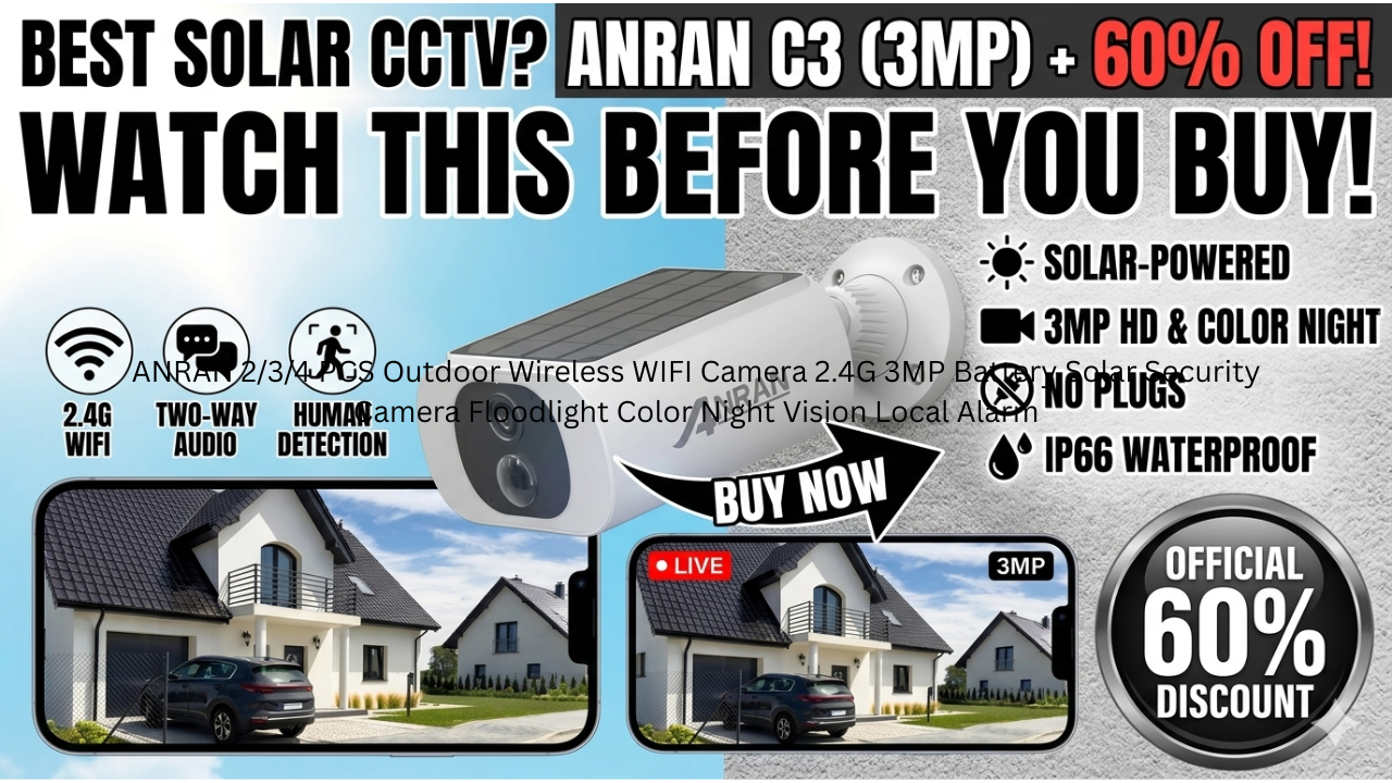 ANRAN Outdoor Wireless WiFi Security Camera Review: Complete Guide to Solar-Powered Home Protection