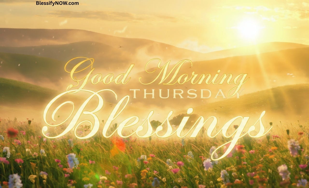50+Good Morning Thursday Blessings to Start Your Day with Faith